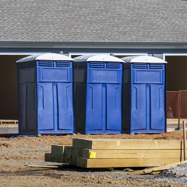 how do you ensure the porta potties are secure and safe from vandalism during an event in Clune PA